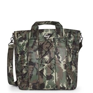 Dory XL Convertible Tote/Crossbody Bag Camo Green NWT